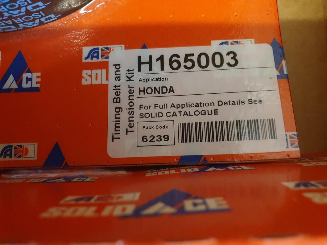 Timing belt and tensioner kit Honda CRV MK1 - H165003